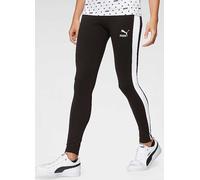 Puma Womens Striped Leggings Black