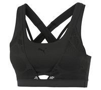 Puma Women's Studio Lace Strappy Bra L Sports Black, M