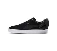 Puma Women's Suede Bow Uprising WN's Low-Top Sneakers, Black (Puma Black-Puma White) 3.5 UK