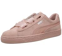 PUMA Women's Suede Heart EP Sneaker, Peach Beige-Metallic Beige, 5 UK