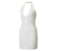 PUMA Women's Summer Floral Printed Halterneck Dress, Pristine-AOP, Small