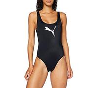 PUMA Women's Swim One Piece Swimsuit, Black, XS, K-REY-100000072-200-005