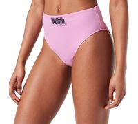 PUMA Women's Swimwear High Waist Brief Swim, Pink Combo, Small