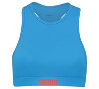 PUMA Women's Swimwear Racerback Bikini top, Energy Blue, Small