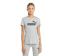 Puma Womens T Shirt Cotton Essential Logo Casual Training Tee Crew Sports Gym