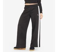 Puma Womens T7 Low Rise Relaxed Track Pants - Puma Black, Puma Black, Size M, Women Puma Black
