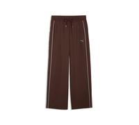 Puma Womens T7 Piping Relaxed Woven Track Pants, Brown, Size 2Xl, Women Brown