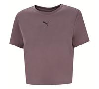 Puma Women's Tad Essentialsential Baby Tee - Raisin