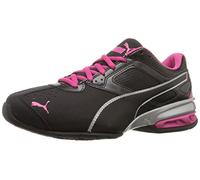 PUMA Women's Tazon 6 Cross Trainer Shoe, Black/Silver/Beetroot Purple, 3.5 UK