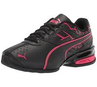 PUMA Women's Tazon 6 Sneaker, Black-red Rose, 7 UK