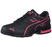 PUMA Women's Tazon 6 Sneaker, Black-red Rose, 3 UK