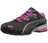 PUMA Women's Tazon 6 WN's Fm Cross-Trainer Shoe, Black/Silver/Beetroot Purple, 3 UK