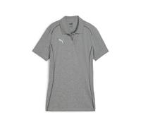 Puma Womens TeamFINAL Casuals Polo in Grey Polycotton - Size X-Small