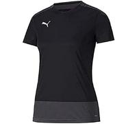 PUMA Women's teamGOAL 23 Training Jersey W T-Shirt, Black-Asphalt, X-Large