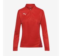 Puma Womens teamGOAL 24 1 4 Zip Training Top Puma Red For All Time Red