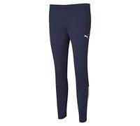 PUMA Women's Teamliga Training Pants, Peacoat White, Large
