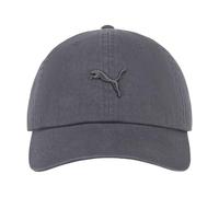 PUMA Women's Tonal Jumpcat Washed Cotton Twill Adjustable Baseball Cap, Galactic Gray, One Size