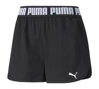 PUMA Women's Train Puma Strong Woven 3" Knitted Shorts, Puma Black, M