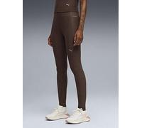 Puma Womens Training Cloudspun High Waist Tights, Brown, Size L, Women Brown