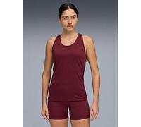 Puma Womens Training Essential Racerback Tank - Burgundy, Brown, Size Xl, Women Brown