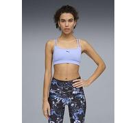 Puma Womens Training Move Strappy Low Support Sports Bra, Purple, Size M, Women Purple