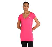 PUMA Women's Transition Tee W T-Shirt, Womens, T-Shirt, evoKNIT Tee W, Knockout Pink