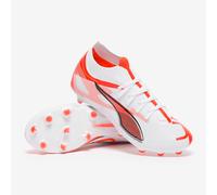 Puma Ultra 5 Match+ Womens Firm Ground Football Boots 7 White/Red