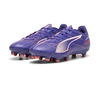 PUMA Ultra 5 Play FG/AG Football Boots Women, Lapis Lazuli/White/Sunset Glow, size 3.5
