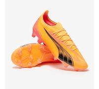 PUMA Ultra Ultimate FG/AG Women's Football Boots, Sun Stream/Black/Sunset Glow, size 3
