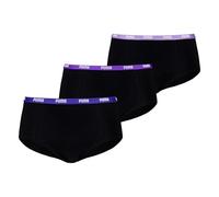 PUMA Mini Short Women's Underwear 3 Pack, Black, size XL