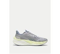 PUMA Women's Velocity NITRO 4 Shoes - Vibrant Silver/Apple Spritz - UK 5.5 - Grey