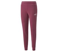 PUMA Women's Velour Straight Leg Sweatpants, Dusty Orchid, M