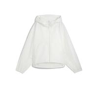 Puma Womens WARDROBE ESS Oversized Wind Jacket - White - Size X-Small