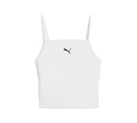 PUMA Women's Wardrobe ESS Ribbed Tank Top, White, 3XL