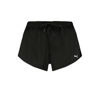 PUMA Women's Woven Bikini Bottoms, Black, L