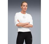 Puma Womens X Hyrox Cropped Lifestyle T-Shirt - White, White, Size 2Xl, Women White
