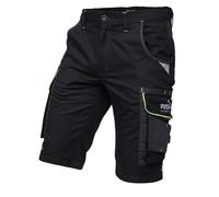 PUMA Workwear Shorts Men - Precision X - Outdoor Multi-Pocket Cargo Shorts - Lightweight, Durable and Reinforced Mens Shorts, Black/Neon, 32
