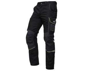 Puma Workwear Precision X black/neon multi-pocket work trousers
