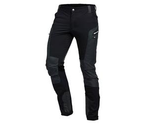 PUMA Workwear Pro-One Men's Hiking Trousers - Robust Outdoor Trousers for Men - With Reinforced Nylon for Durability - Trekking Trousers with 4-Way Stretch - Adjustable Button Placket, black, XXL