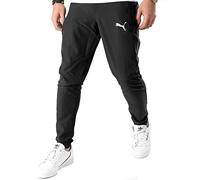 PUMA Woven Sideline Pant Men Training Pants Soccer Running Tapered Black