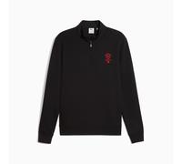 PUMA x AC Milan Golf Quarter-Zip Top Shirt Men, Black, size XL
