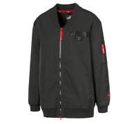 Puma X Adriana Lima Long Black Womens Bomber Jacket 519149 01 Textile - Size Medium