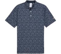 PUMA X ARNOLD PALMER 2026 TEA TIME GOLF POLO SHIRT - DEEP NAVY / PALE PINK