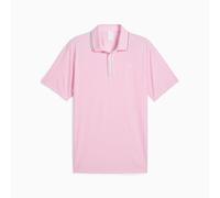PUMA x Arnold Palmer Tipped Jacquard Golf Polo Shirt Men, Pale Pink, size Large
