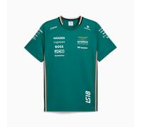 PUMA x Aston Martin Aramco F1 Team Replica Stroll T-Shirt Men, Green Lux, size Medium
