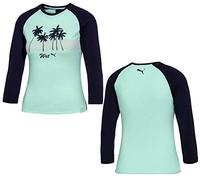 PUMA x Fenty by Rihanna Womens 3/4 Raglan Top (UK 10/US S, Bay (01))