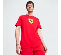PUMA X FERRARI RACE BIG SHIELD RED T-SHIRT MEN'S CASUAL TEE 623805-02