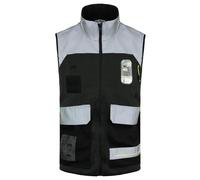 Puma x Helly Hansen Sleeveless Grey Mens Refelctive Polar Fleece Vest 598279 01 - Black - Size Large