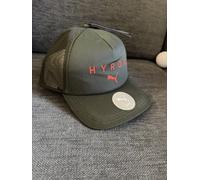 PUMA x Hyrox Trucker Cap Dark Olive - Glowing Orange