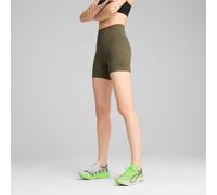 PUMA x HYROX Cloudspun 3" Short Tights Women, Loden Green, size Medium